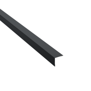 Cornière d’angle extérieur 40x40 en acier gris ardoise RAL 7024 pour finition bardage