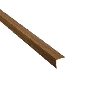 Cornière d’angle extérieur 40x40 en acier imitation bois pour finition bardage