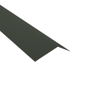 Bande d’égout en bac acier vert RAL 6020 pour toiture en tôle imitation tuile