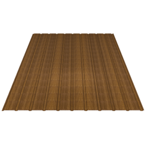 Tôle bac acier imitation bois pour bardage extérieur sans entretien