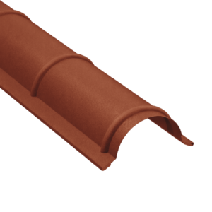 Faitière ronde - Modulaire - Rouge tuile (RAL 8004)