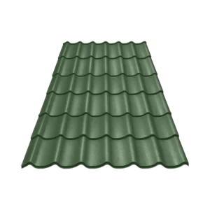 Tôle Imitation Tuile - Vert (RAL 6020)