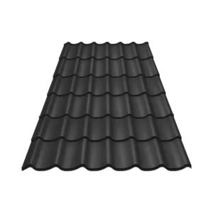 Tôle Imitation Tuile - Noir (RAL 9005)