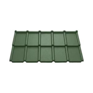 Tôle modulaire Imitation tuile "T" - Vert (RAL 6020)