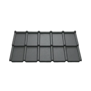 Tôle modulaire Imitation tuile "T" - Gris ardoise (RAL 7016)