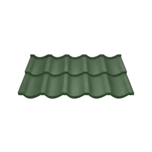 Tôle modulaire Imitation tuile "P" - Vert (RAL 6020)